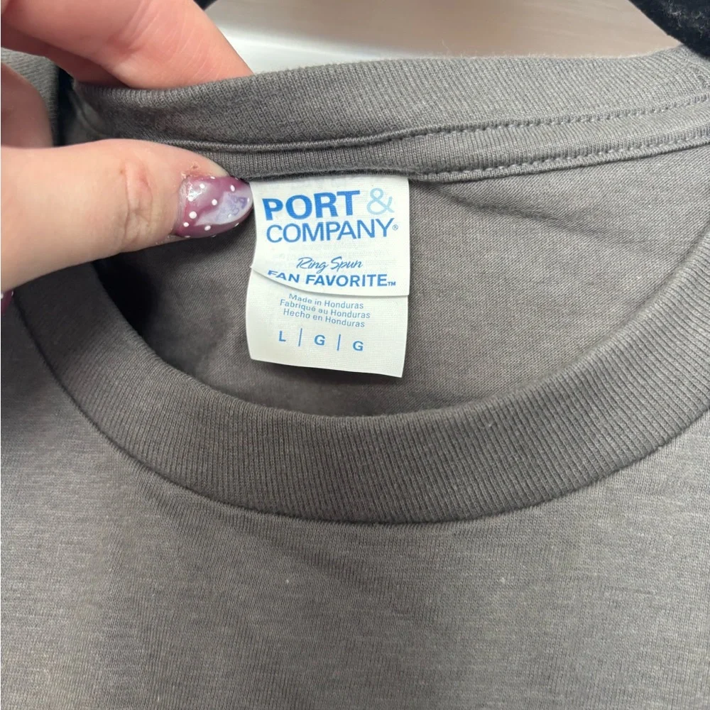 Port and Company charcoal shirt